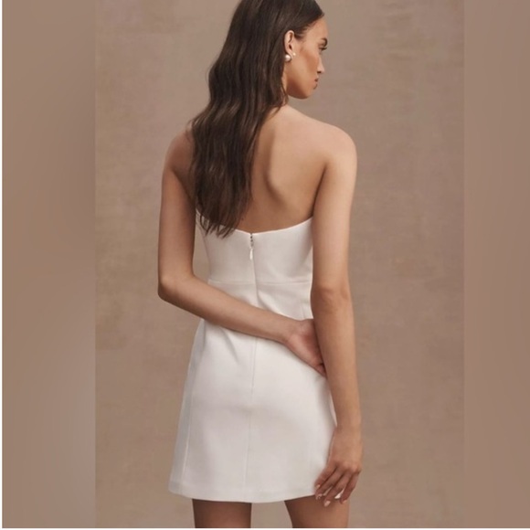 NWT Watters Strapless Ballad Crepe Mini Dress 8 - Picture 3 of 4